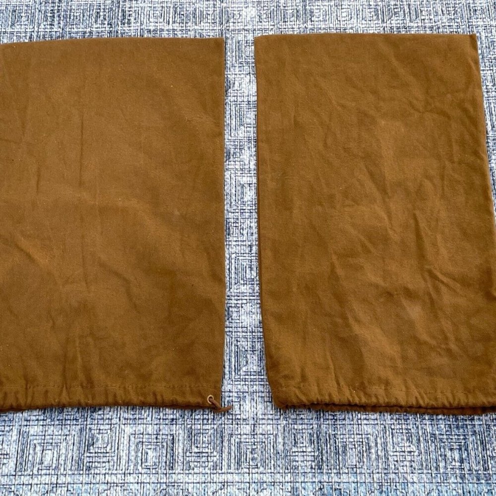 Gucci Dust Bag Brown Cotton Storage Bag Draw String Made in Italy Authentic - Picture 7 of 11